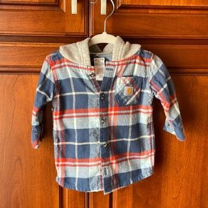 Carhartt hooded flannel